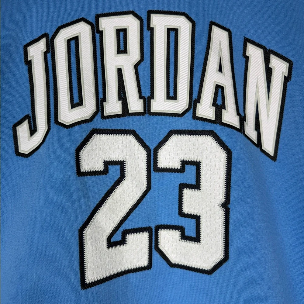 Jordan 23 Pullover Hoodie Carolina Blue Fleece Sweatshirt Men’s Youth XL (13-15)